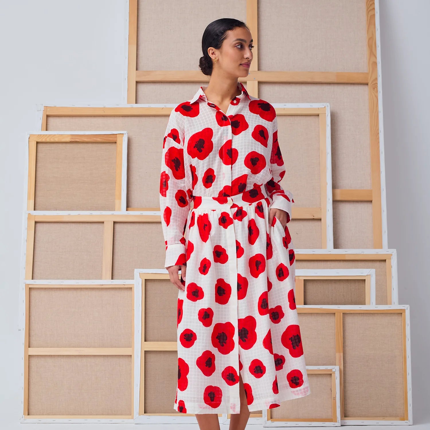 Mona Skirt in Poppy, from Mii
