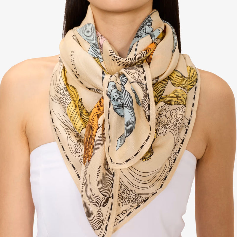 Astrologie Scarf in Multi, from Inoui Editions