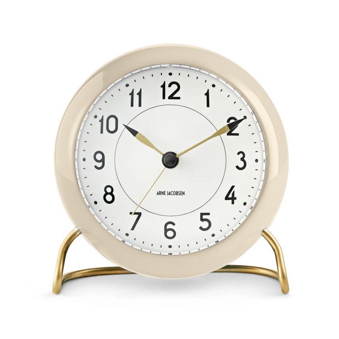 Station Alarm Clock in Sandy Beige, from Amecio