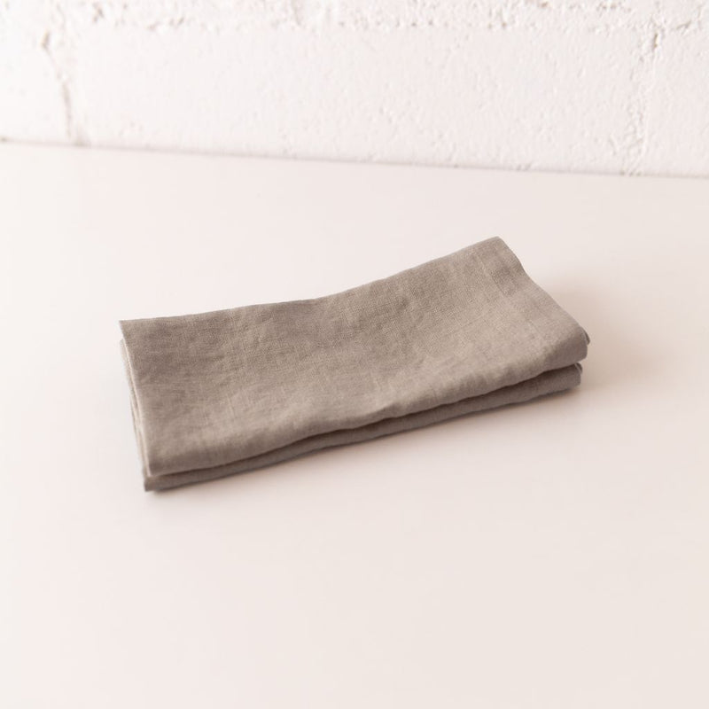 Natural Linen Napkins Set of 2, from Linen Tales