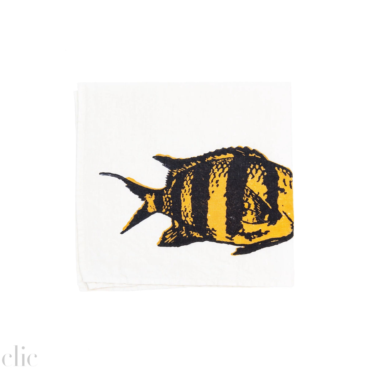 Ocean Napkin in Orange, from Bertozzi