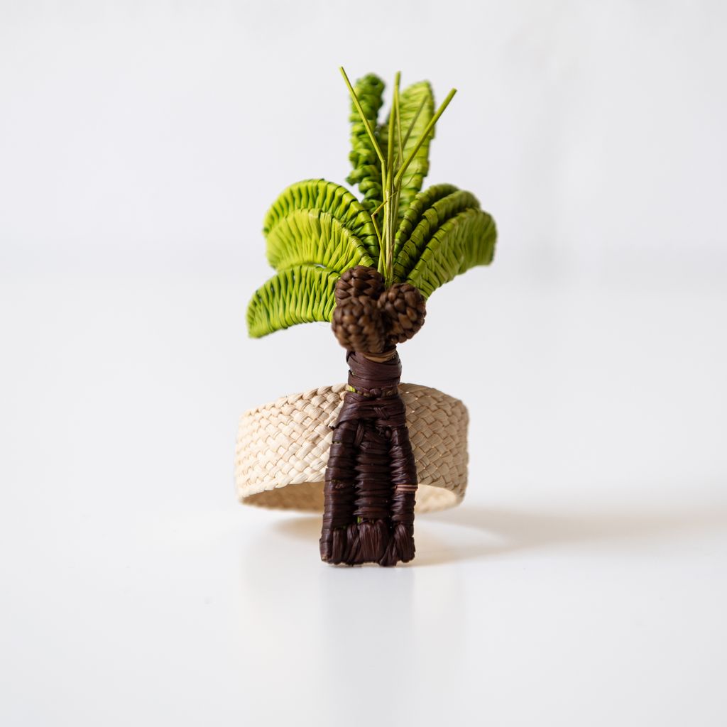 Coconut Tree Napkin Ring, from Coro Cora