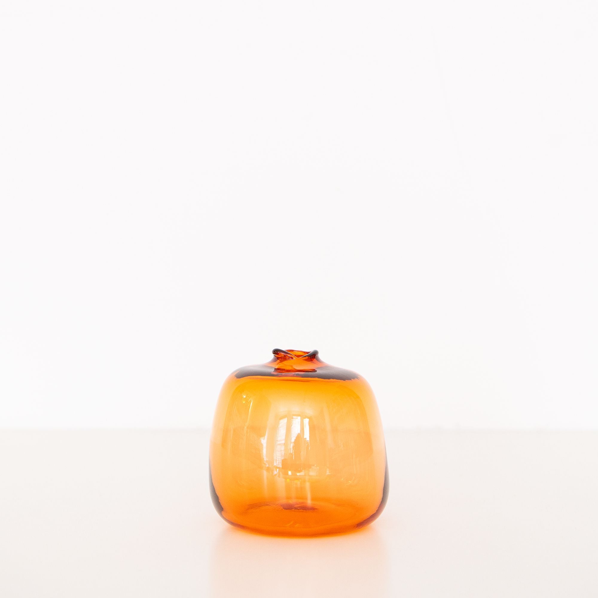 Big Gem Square Vase in Apricot, from Gary Bodker
