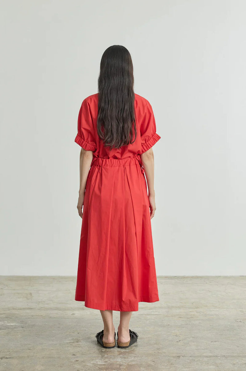 Dumbo Poplin Skirt in Red, from Nicholson & Nicholson