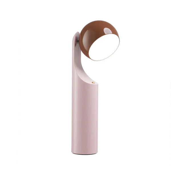 Mono Portable Reading Lamp in Nutshell & Cameo Brown, from Fine Lumens