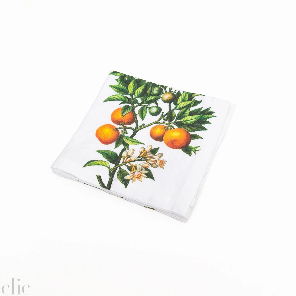 Set of 6 Citrus Napkins, from Linoroom
