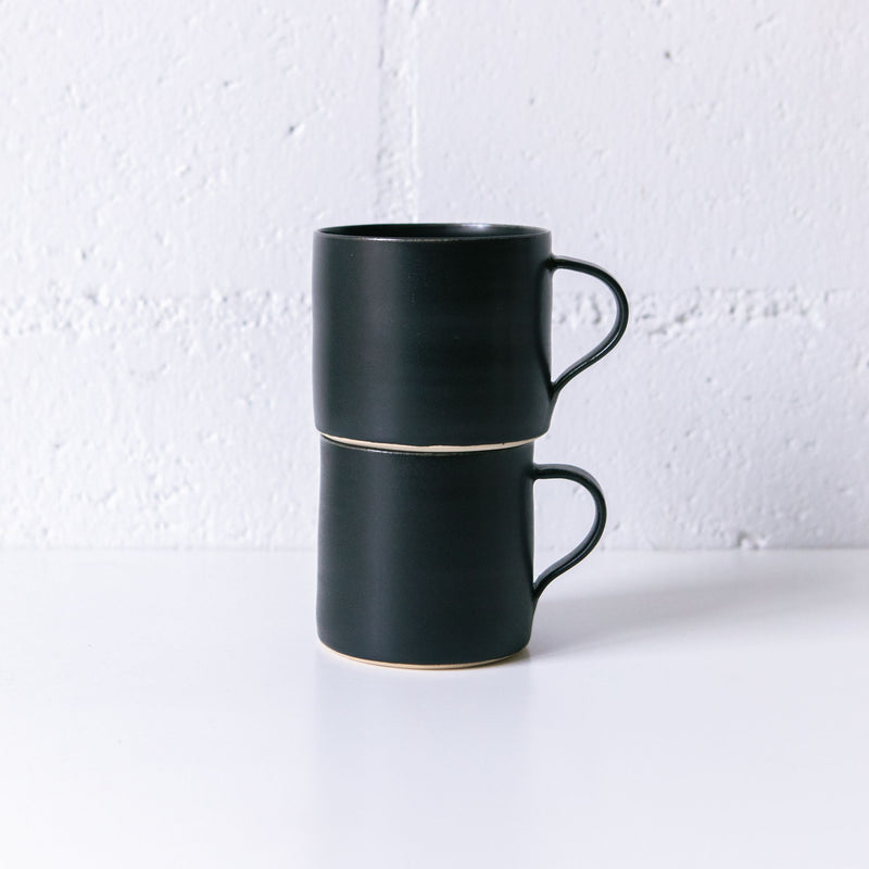 T112 Mug in Black, from Tracie Hervy