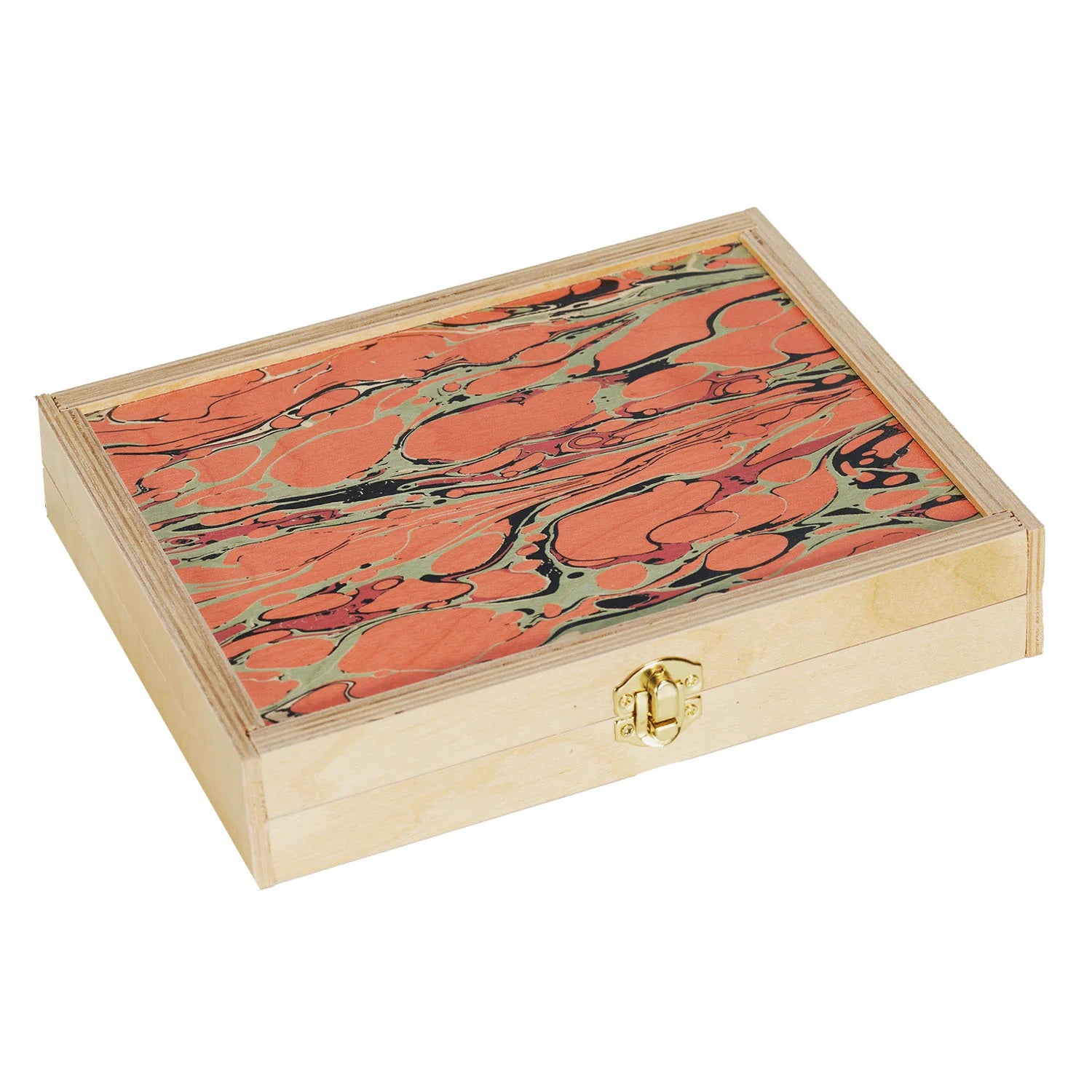 Olio Salmon Travel Backgammon Set, from Wolfum Studio