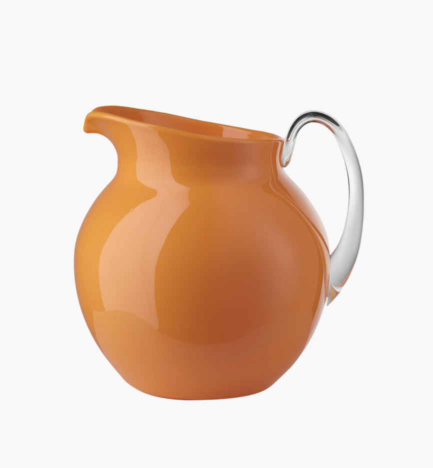 Palla Glaze Pitcher in Orange, from Mario Luca Giusti