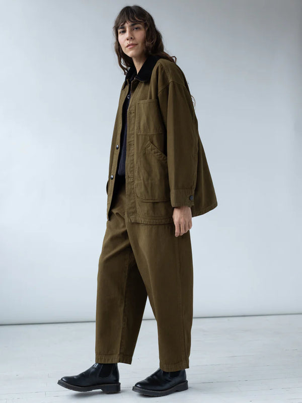 Painter Coat in Dark Olive, from Shaina Mote