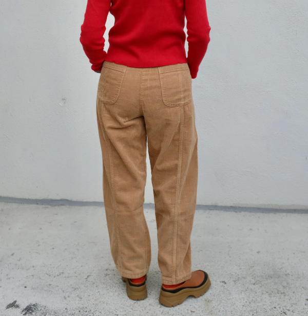 Arc Corduroy Pants in Camel, from Shaina Mote