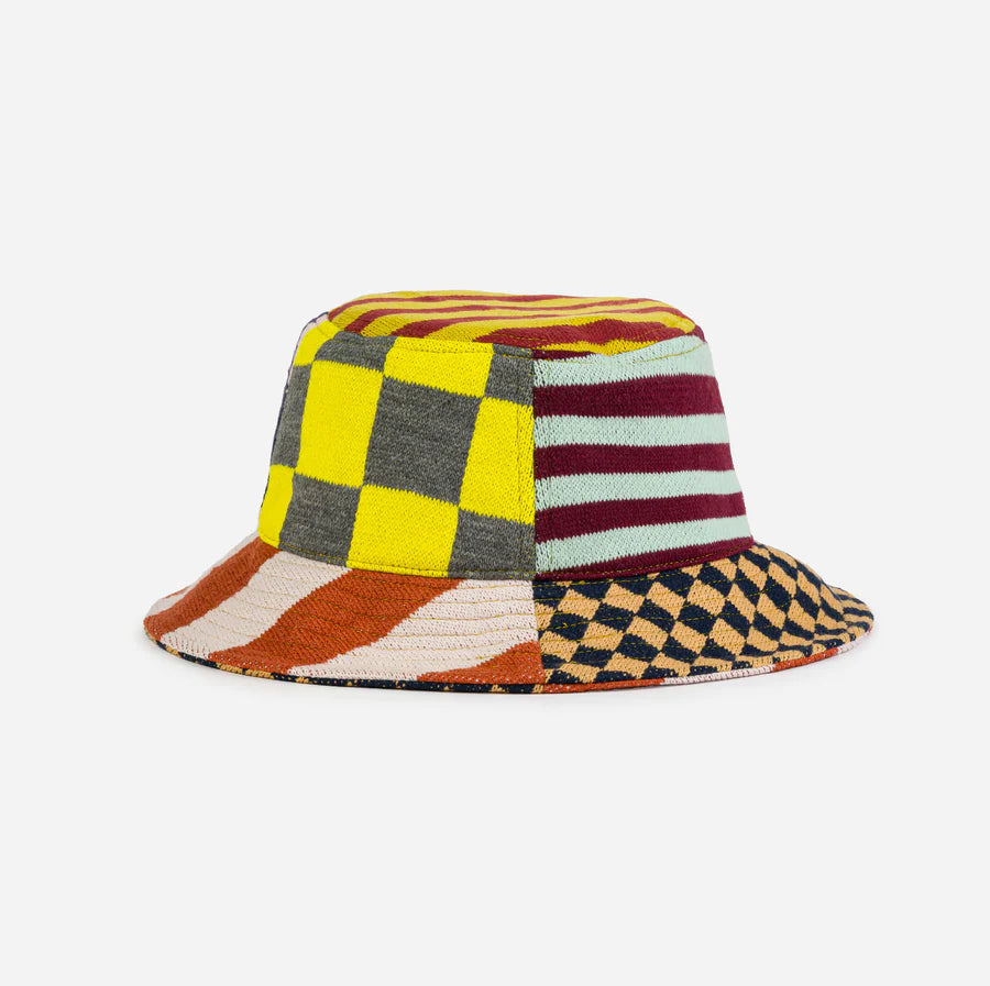 Pattern Patch Bucket Hat in Desert, from Verloop