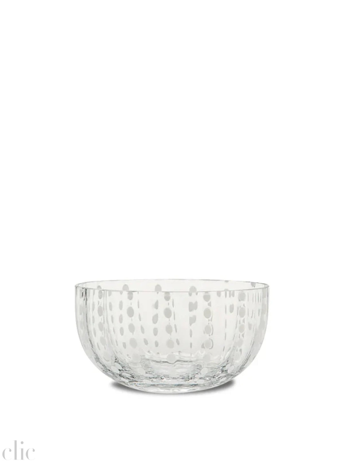 Perle Bowl in Transparent, from Zafferano