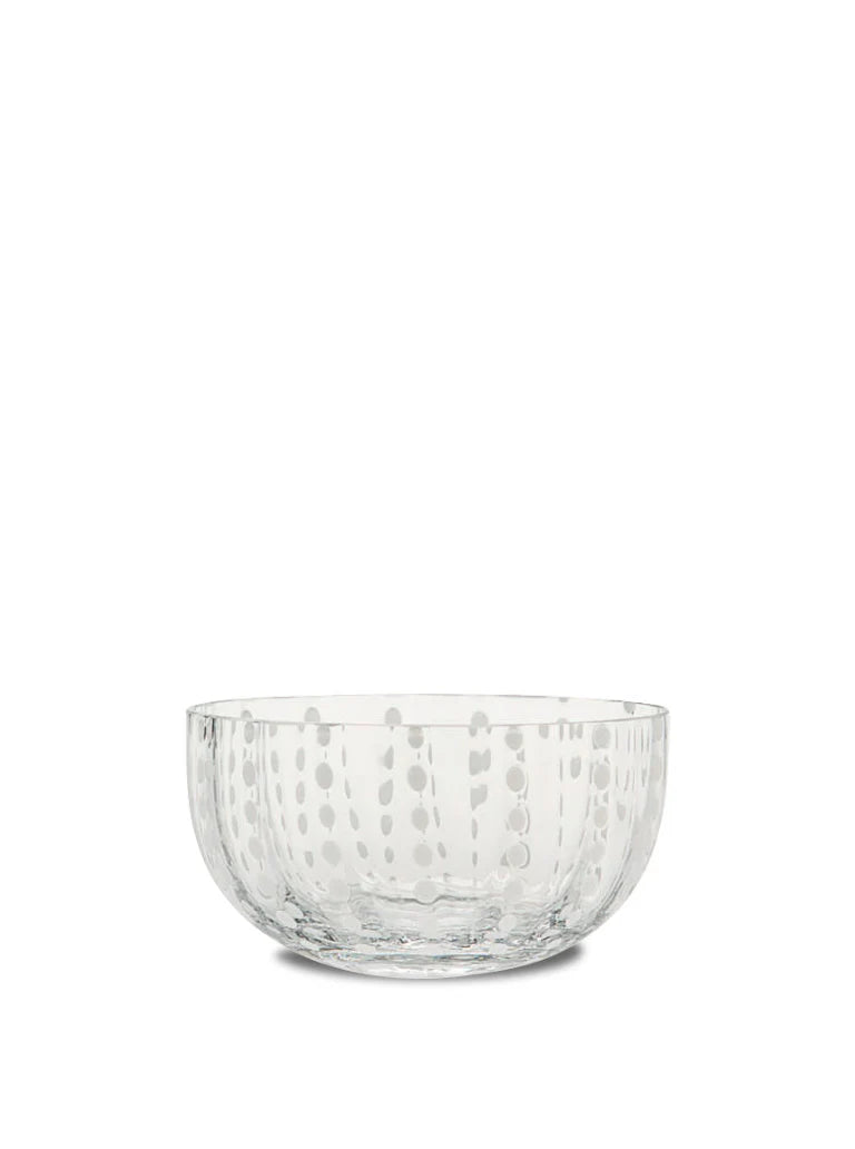 Perle Bowl in Transparent, from Zafferano