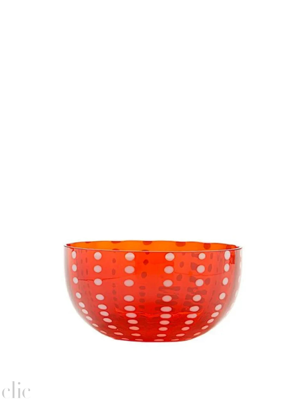Perle Bowl in Red, from Zafferano