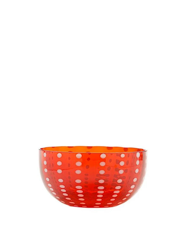 Perle Bowl in Red, from Zafferano