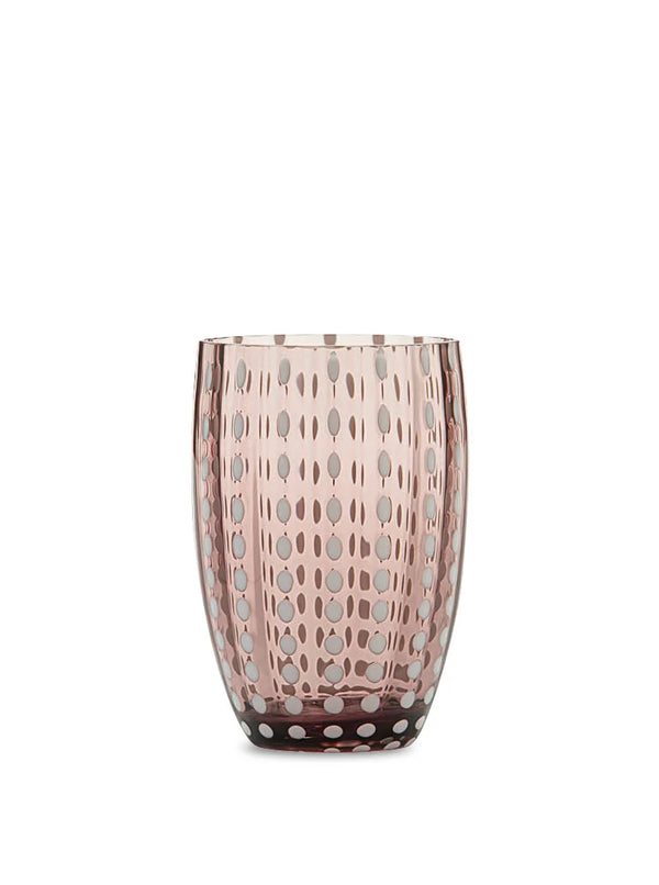 Perle Tumbler in Amethyst, from Zafferano