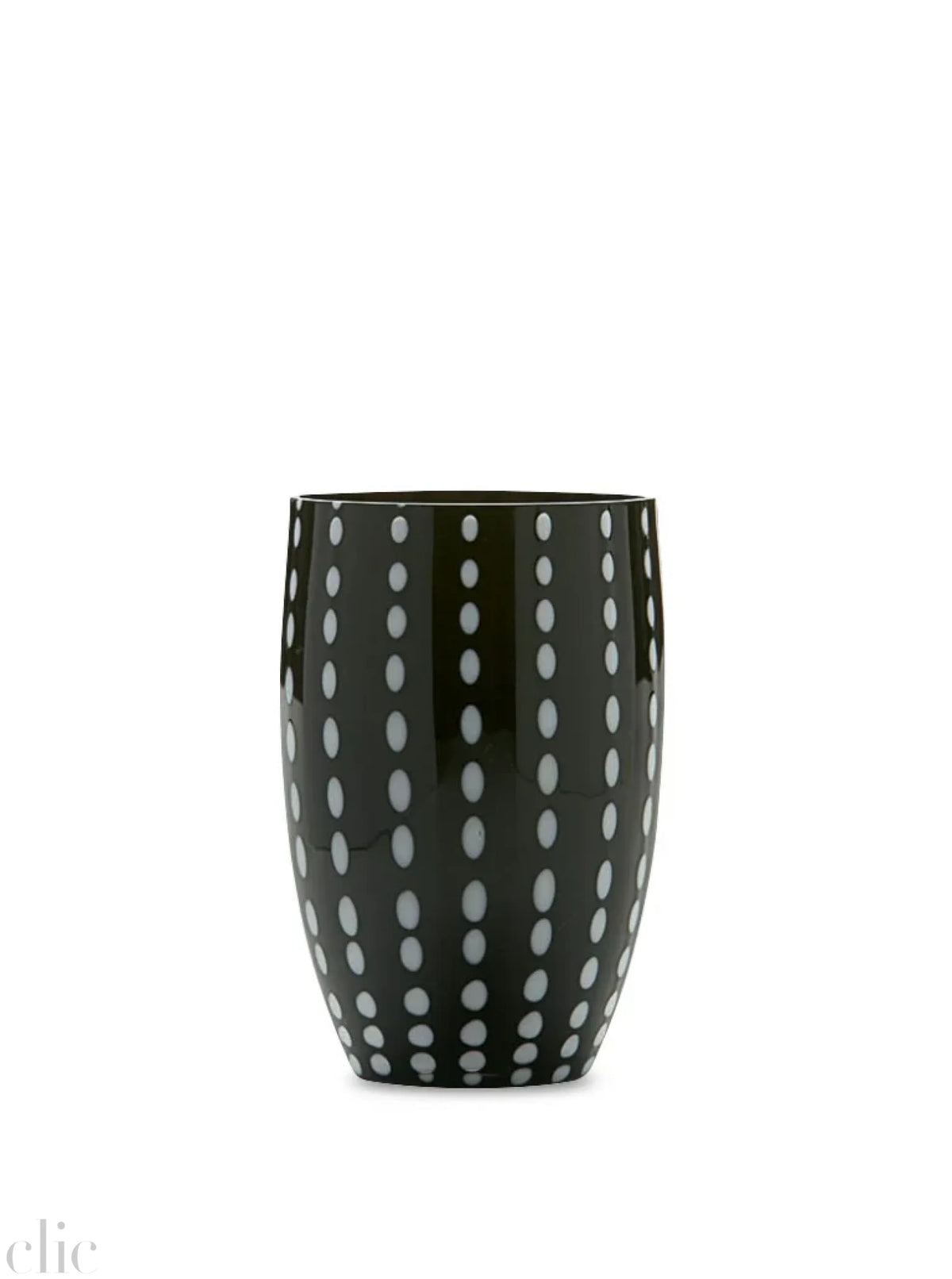 Perle Tumbler in Black, from Zafferano