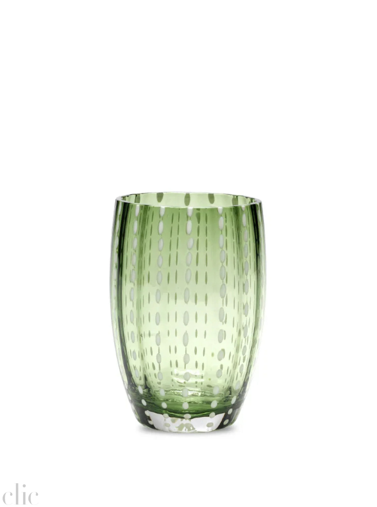 Perle Tumbler in British Green, from Zafferano