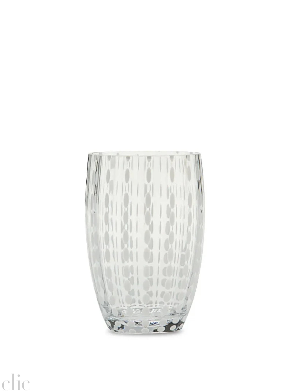 Perle Tumbler in Transparent, from Zafferano