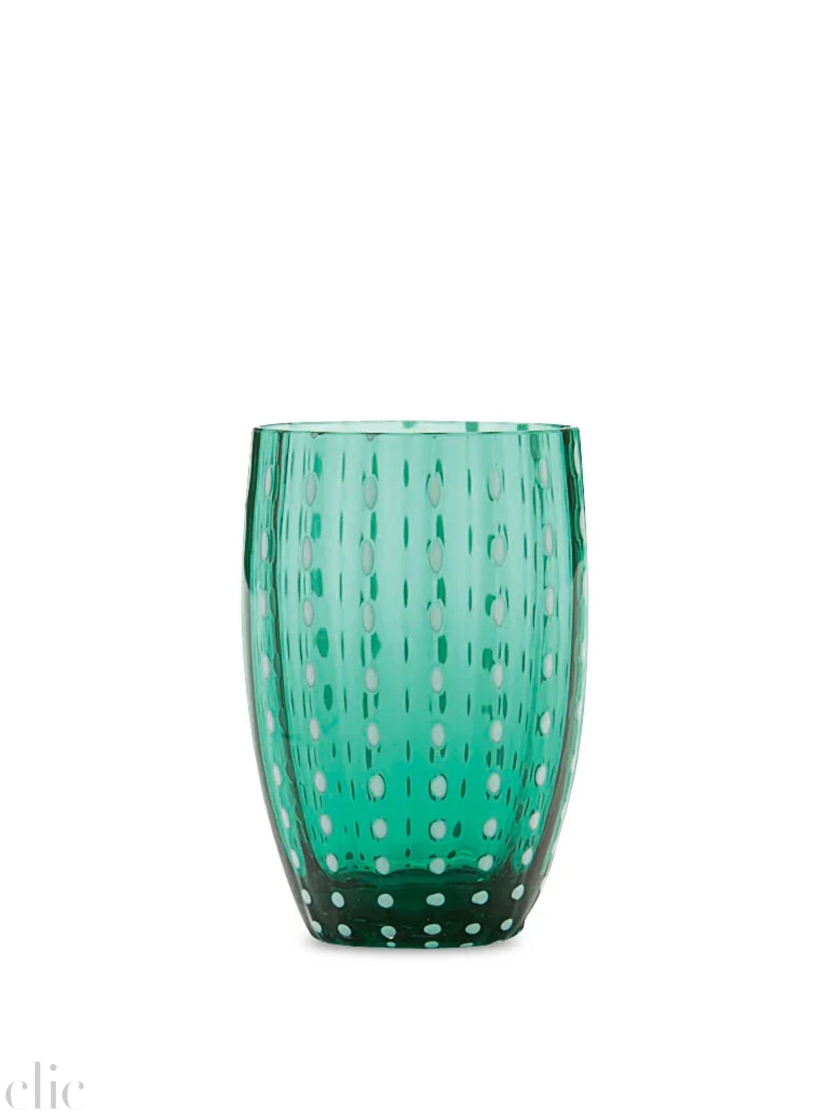 Perle Tumbler in Green, from Zafferano