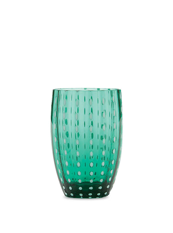 Perle Tumbler in Green, from Zafferano