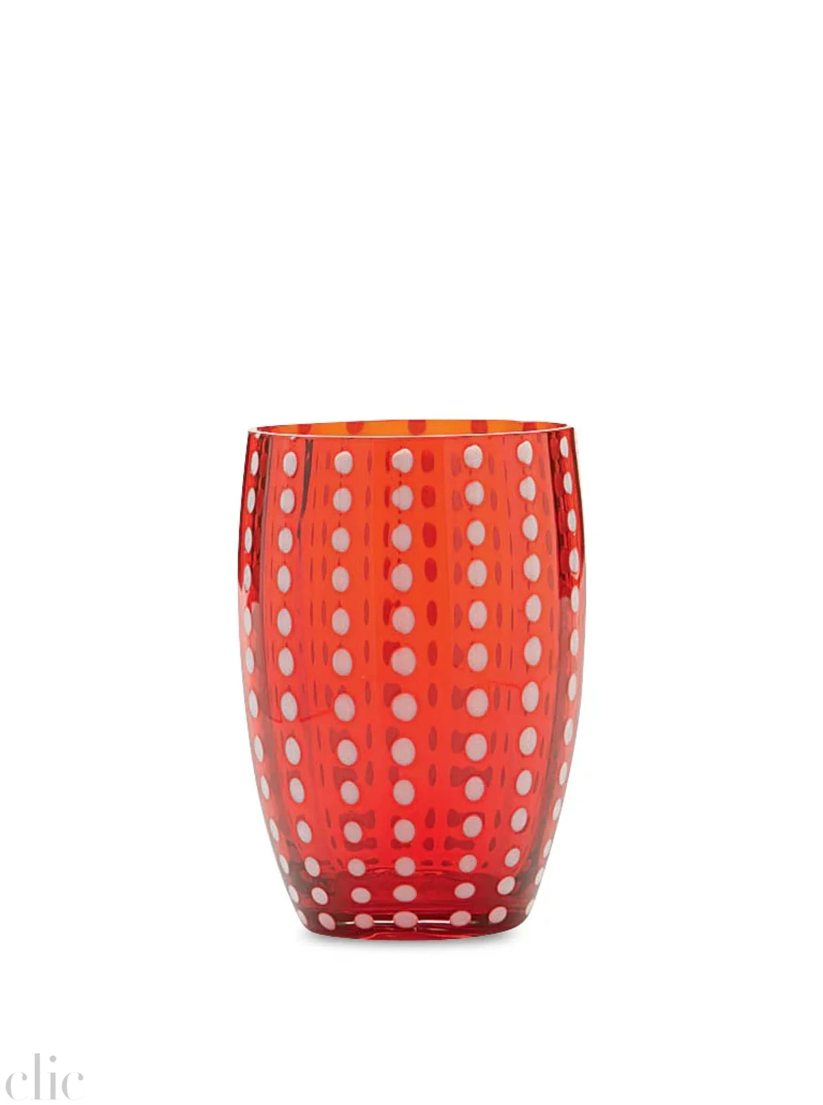 Perle Tumbler in Red, from Zafferano