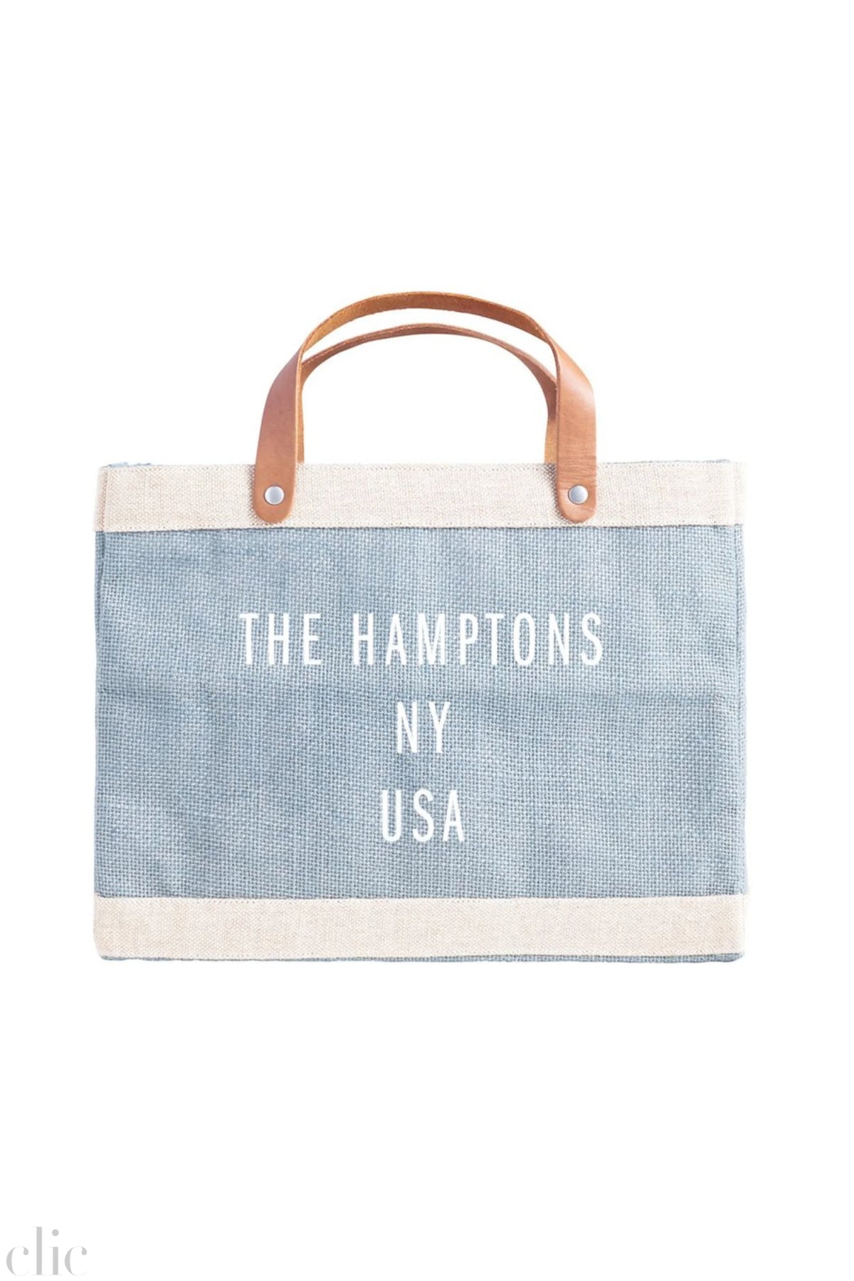 The Hamptons Petite Market Bag in Cool Grey, from Apolis
