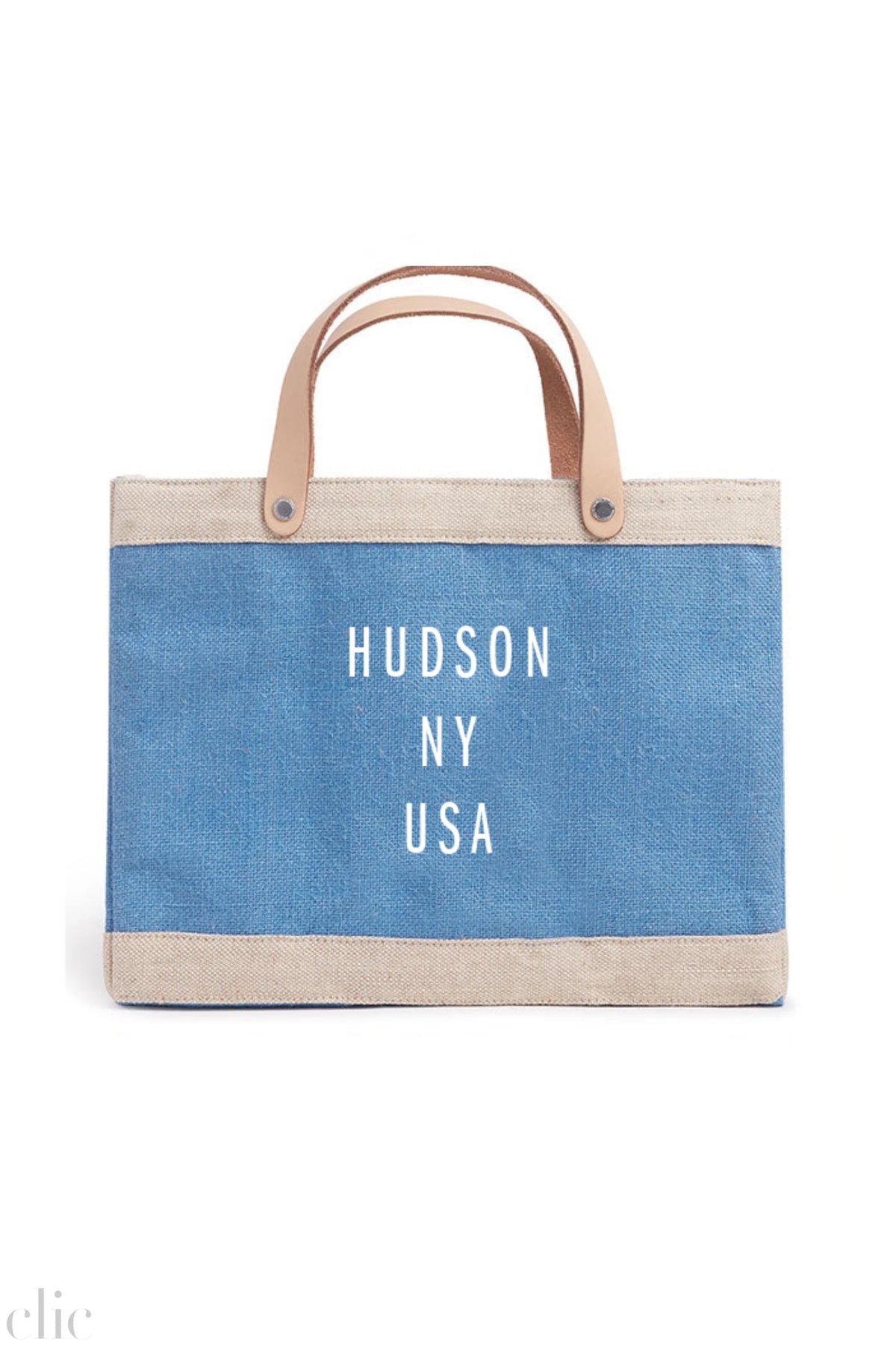 Hudson Petite Market Bag in Paris Blue, from Apolis