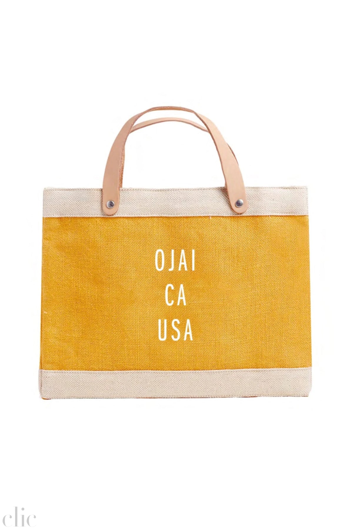 Ojai Petite Market Bag in Gold, from Apolis