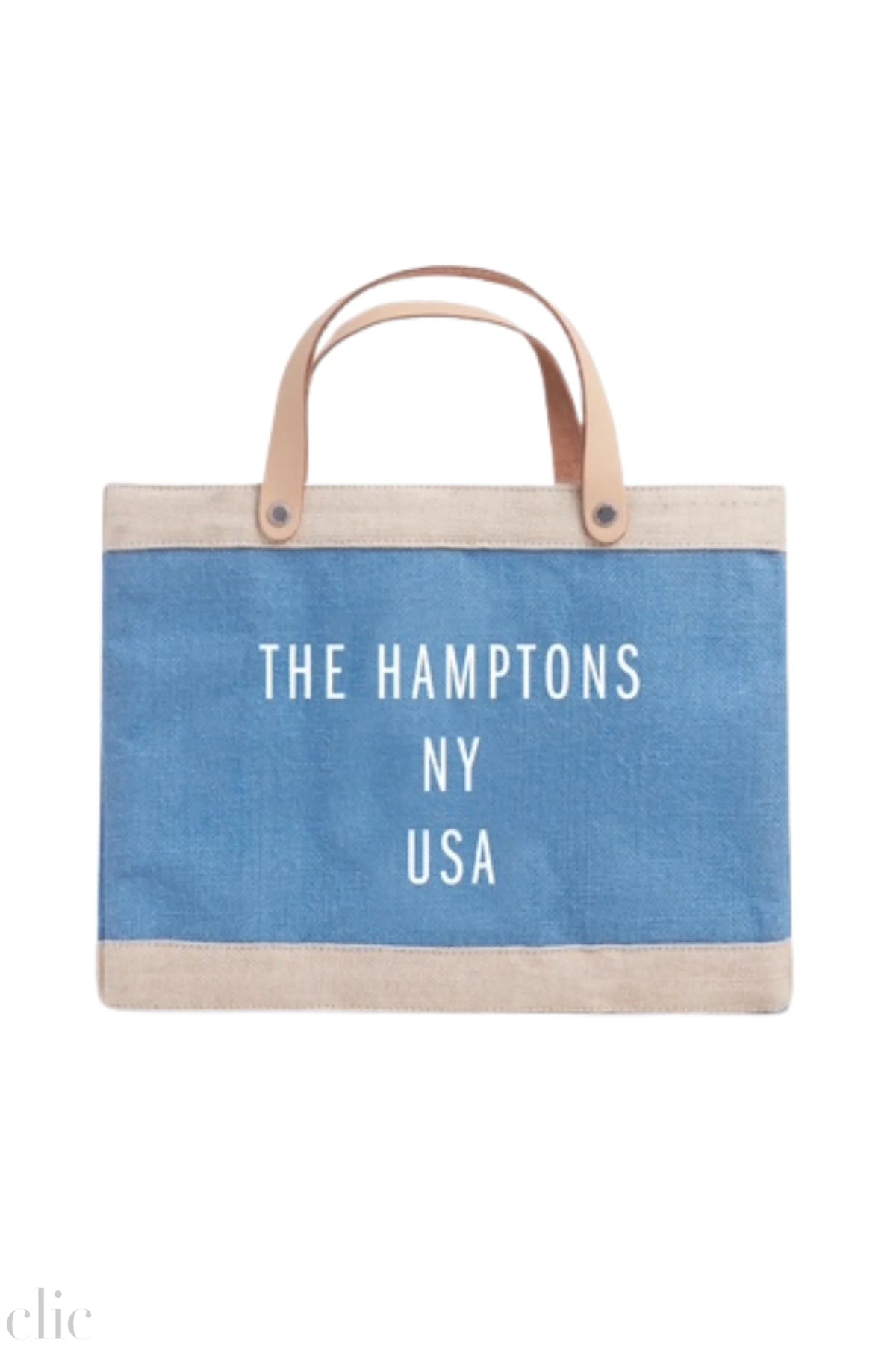 The Hamptons Petite Market Bag in Parisian Blue, from Apolis