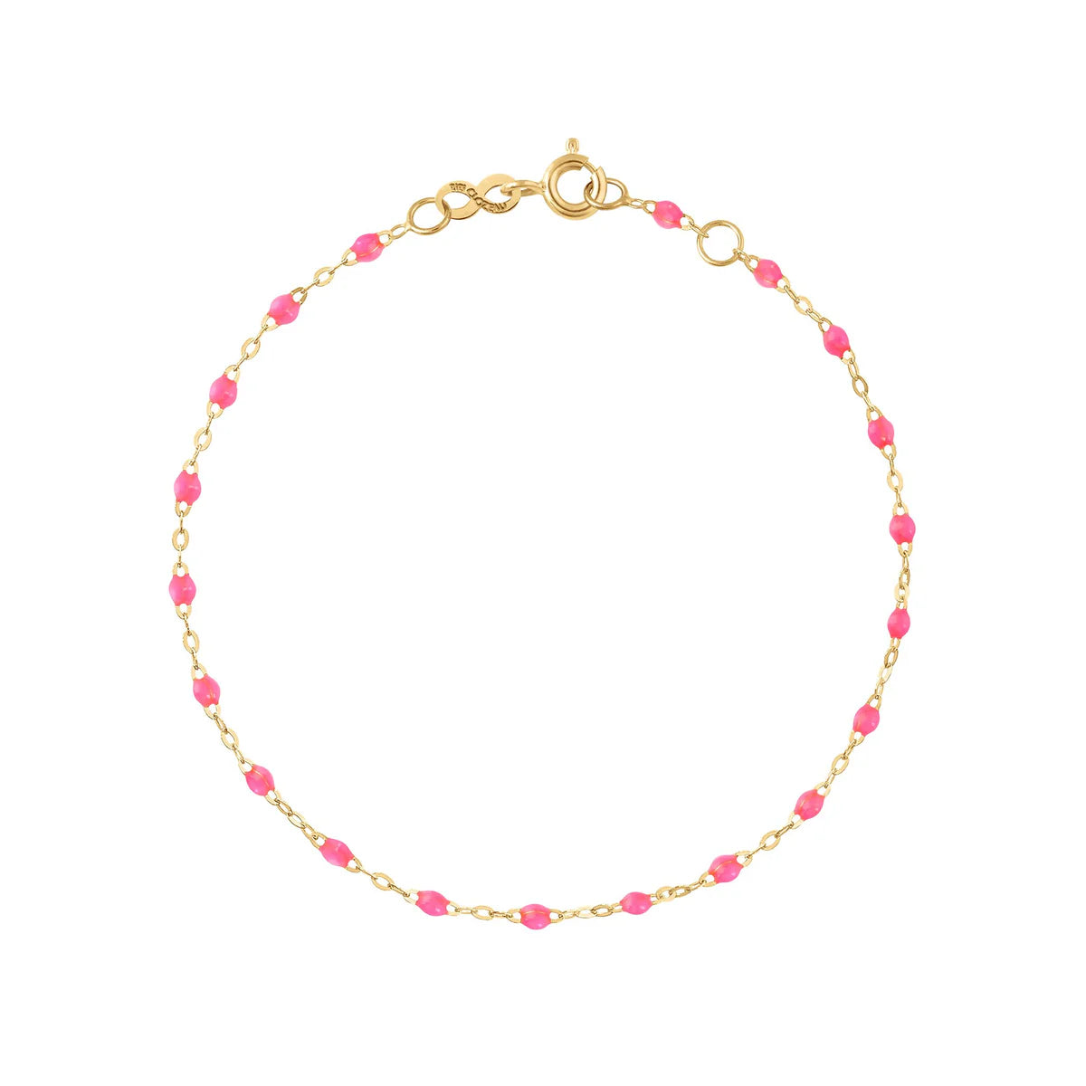 Classic Gigi Pink Bracelet, in Yellow Gold from Gigi Clozeau