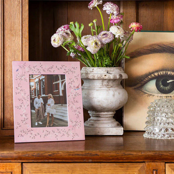 Chinoiserie Frame in Pink, from Addison Ross