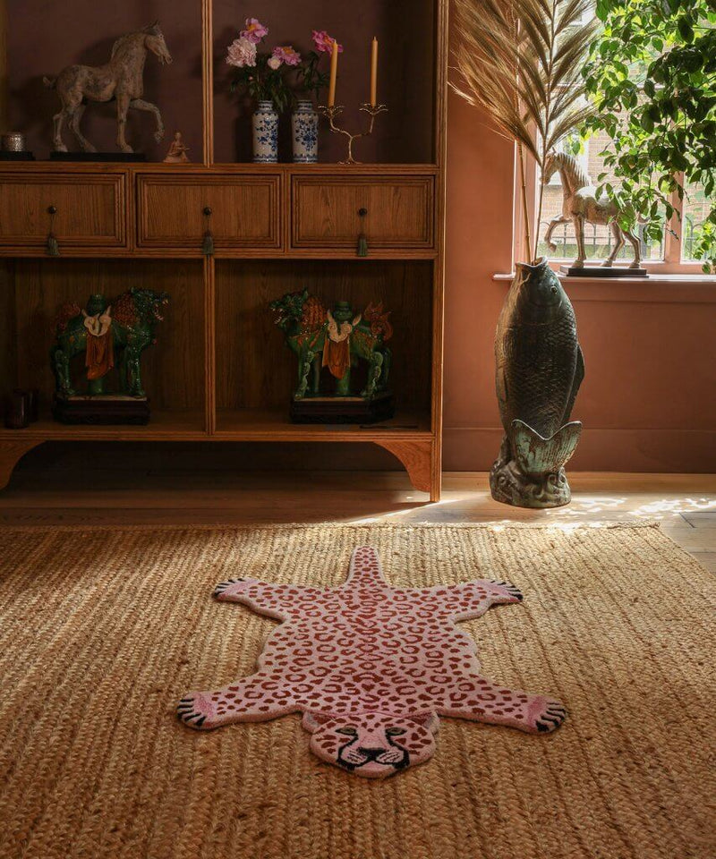 Pinky Leopard Rug, from Doing Goods