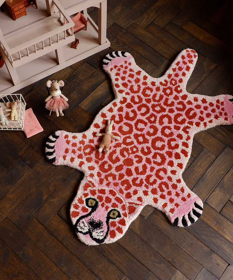 Pinky Leopard Rug, from Doing Goods