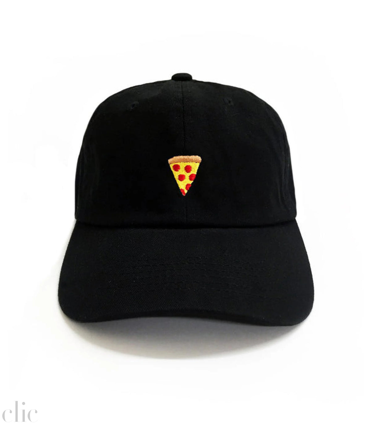 Pizza Dad Hat in Black