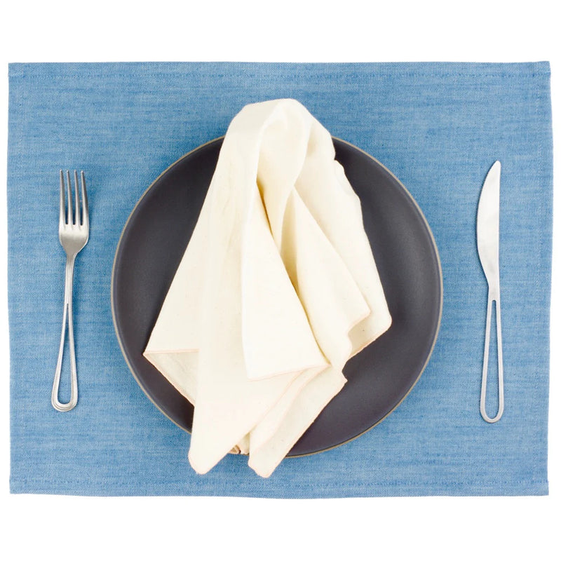 Denim Placemat in Cloud Blue, from Mi Cocina