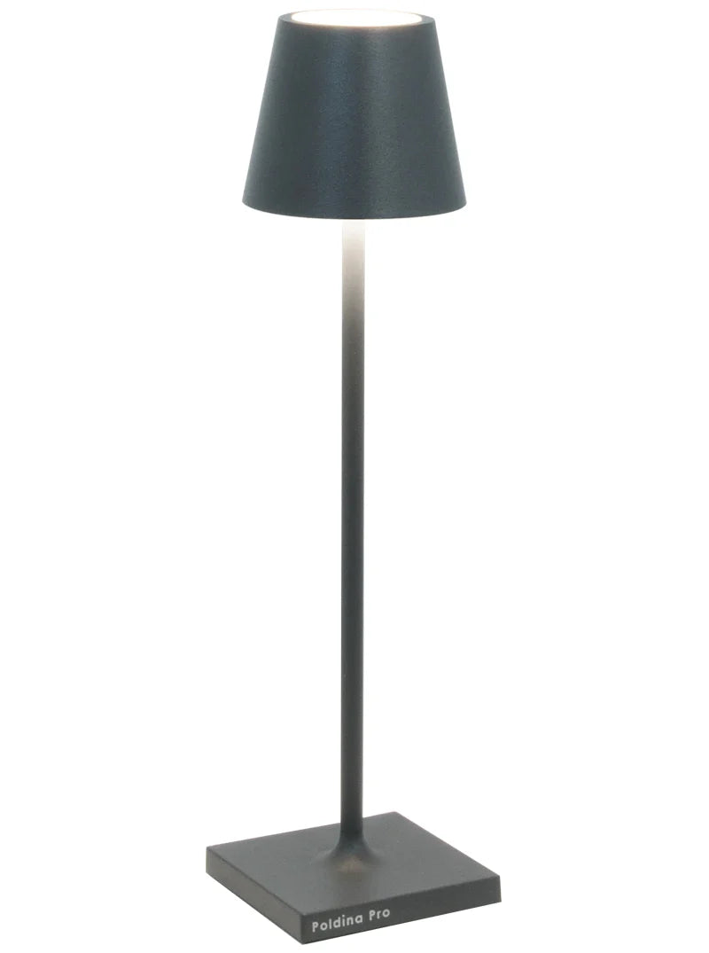 Poldina Pro Micro Lamp in Dark Grey, from Zafferano