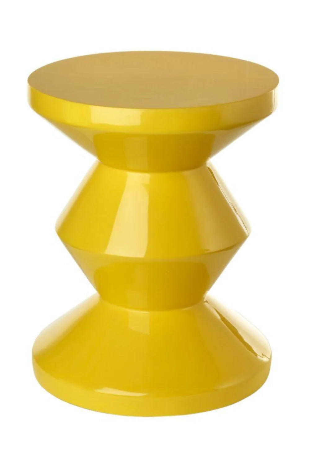 Zig Zag Stool in Yellow