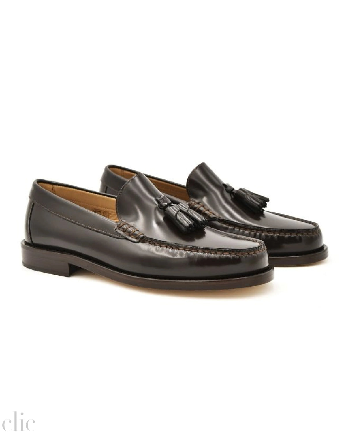 Prescott Shoes in Fondente, from Sesa