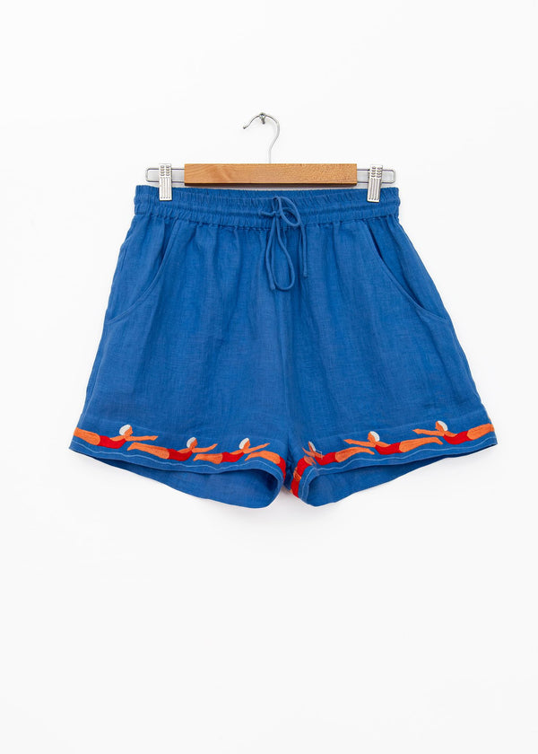 Mactching Swim Shorts in Seren Blue, from Benaras by Citrus