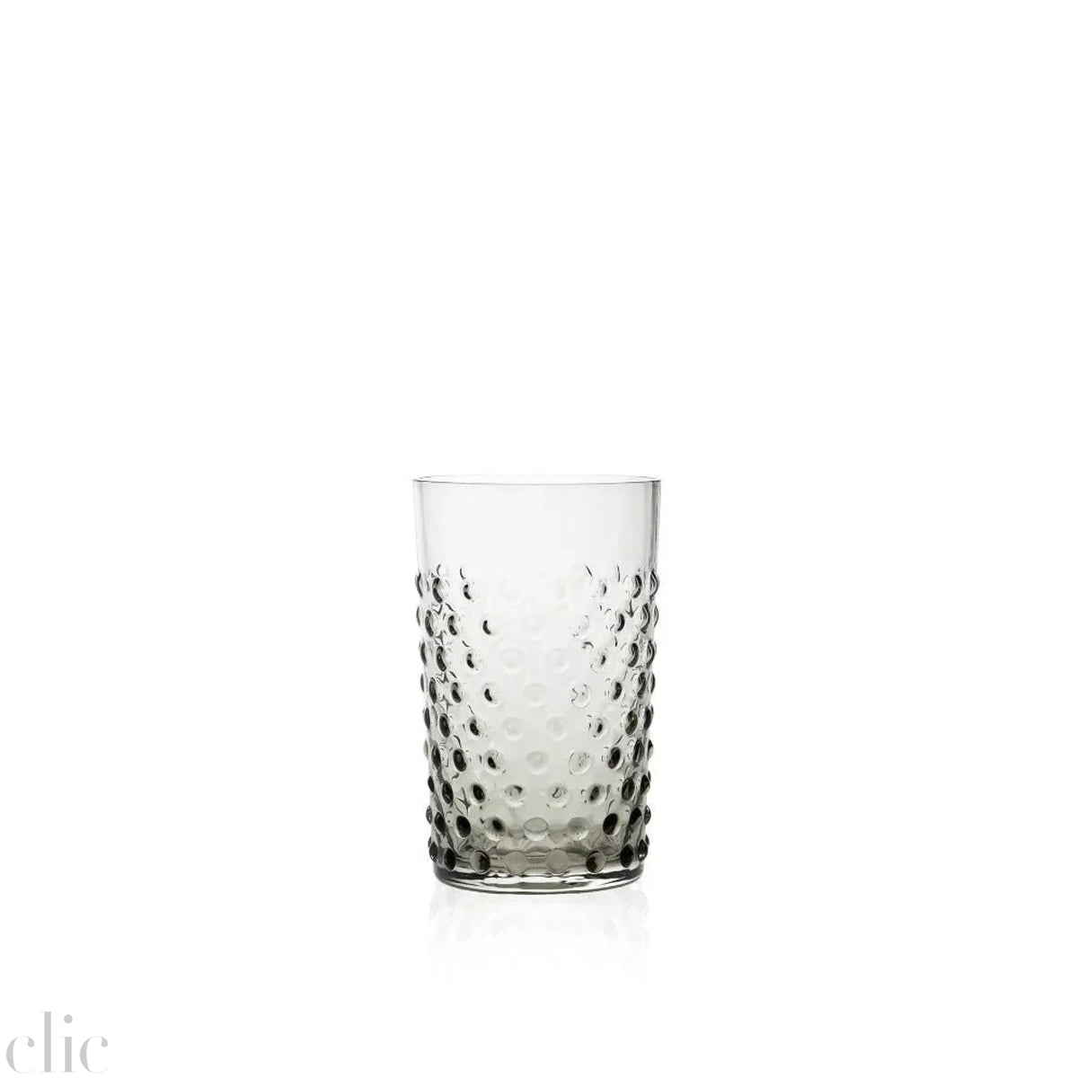 Hobnail Tumbler in Underlay Black Smoke