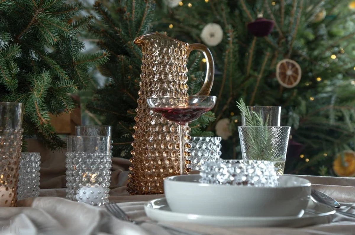 Tall Hobnail Jug in Bronze