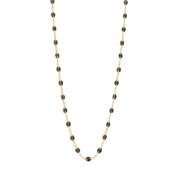 Classic Gigi Quartz Necklace, In Yellow Gold from Gigi Clozeau