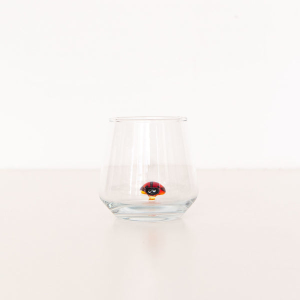 Ladybug drinking Glass, from Minizoo