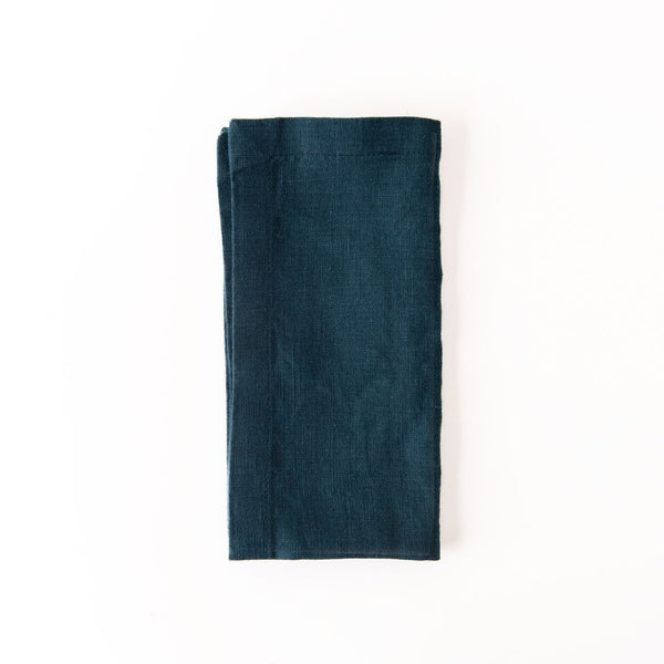 Deep Water Linen Napkins Set of 2, from Linen Tales