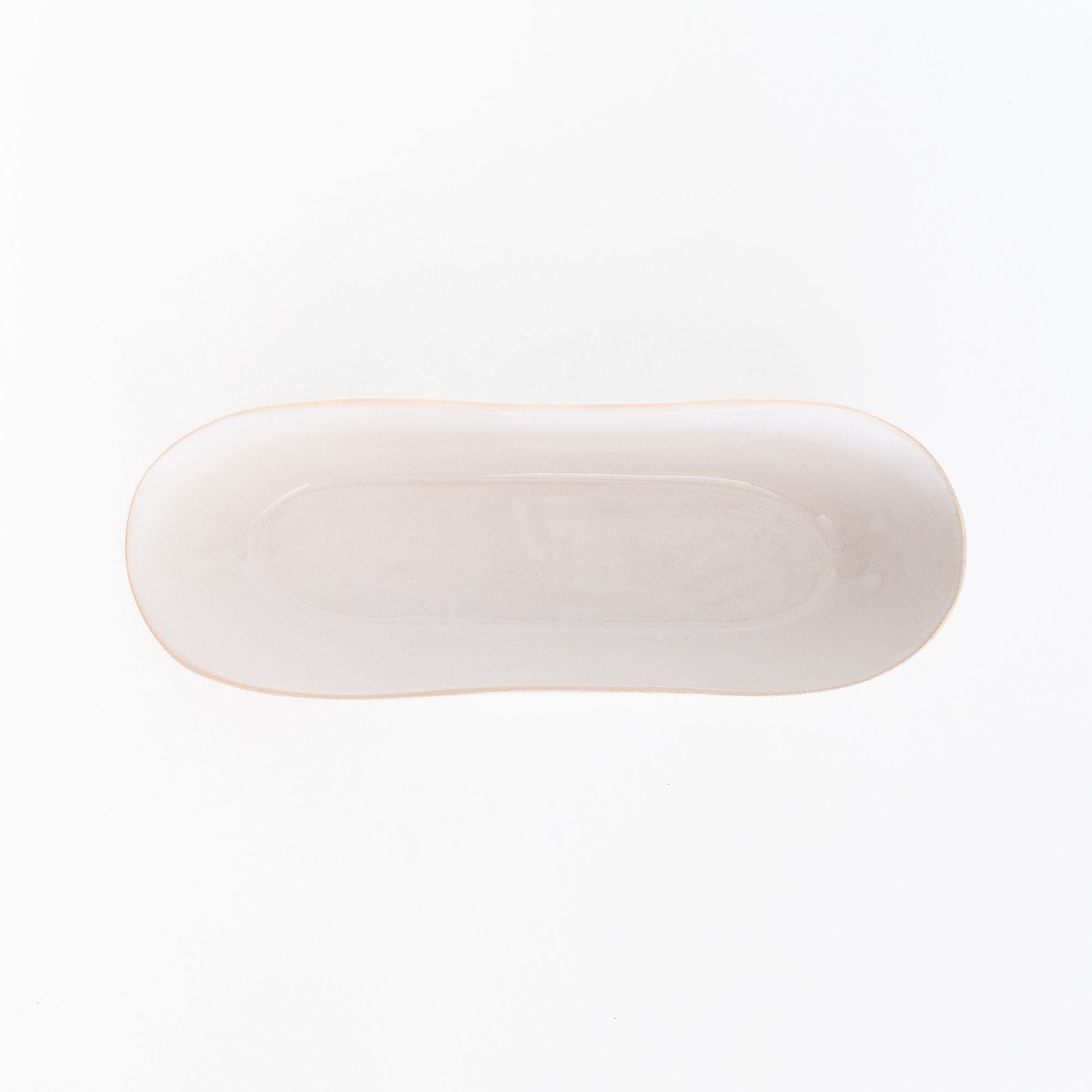 Narrow Bread Basket in Beachsand White, from Wonki Ware