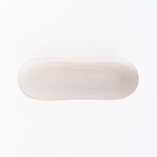 Narrow Bread Basket in Beachsand White, from Wonki Ware