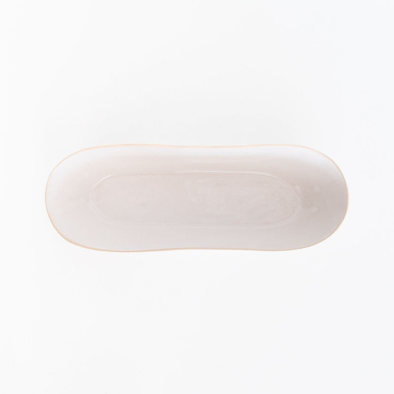 Narrow Bread Basket in Beachsand White, from Wonki Ware