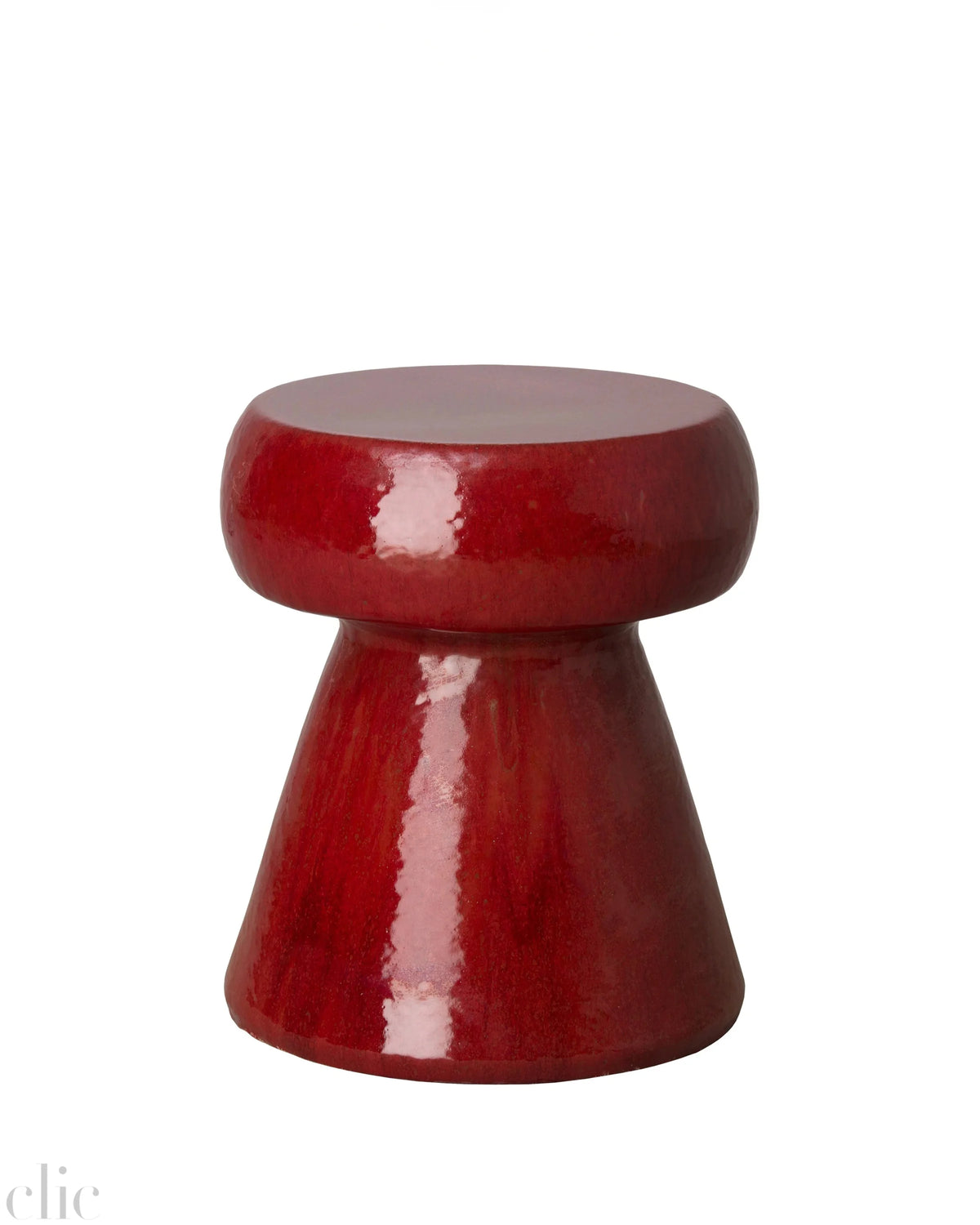 Portobello Stool in Red